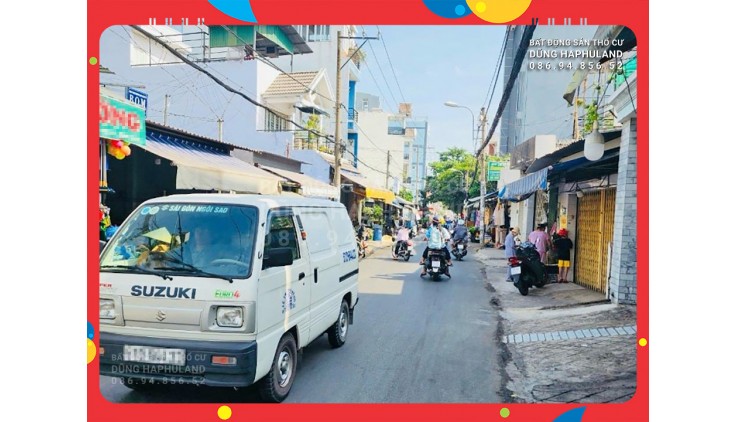 GV. Nhà 267m2, 2T, ngang 11M, hẻm 6M thông, có 14P trọ, gần CĐ Bách Việt.